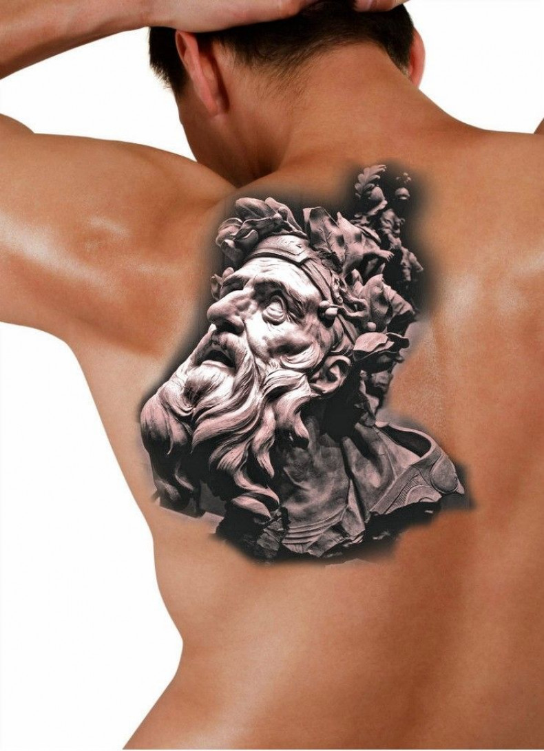 Men poseidon sketch, photo - Tattoo Master Barb Tattoo