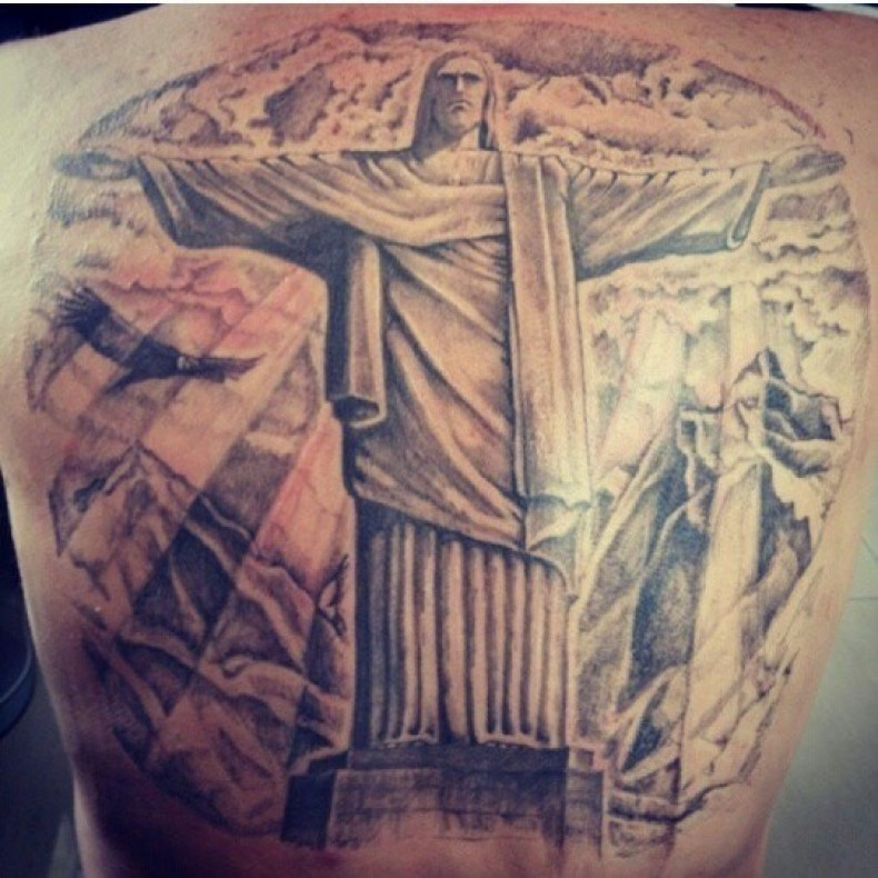 Men black and grey Jesus, photo - Tattoo Master Barb Tattoo