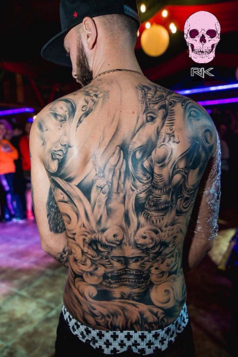 Мужские блэк энд грей большие, photo - Тату мастер Barb Tattoo