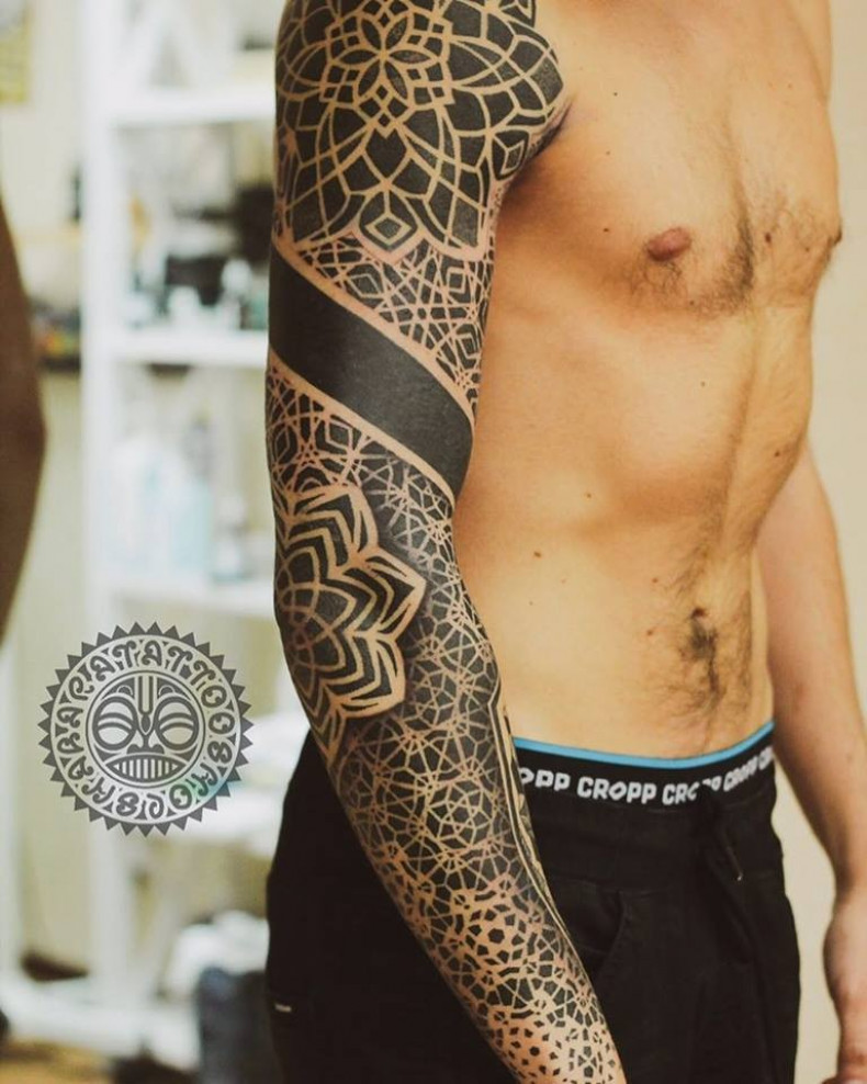 Men pattern polynesian, photo - Tattoo Master Barb Tattoo