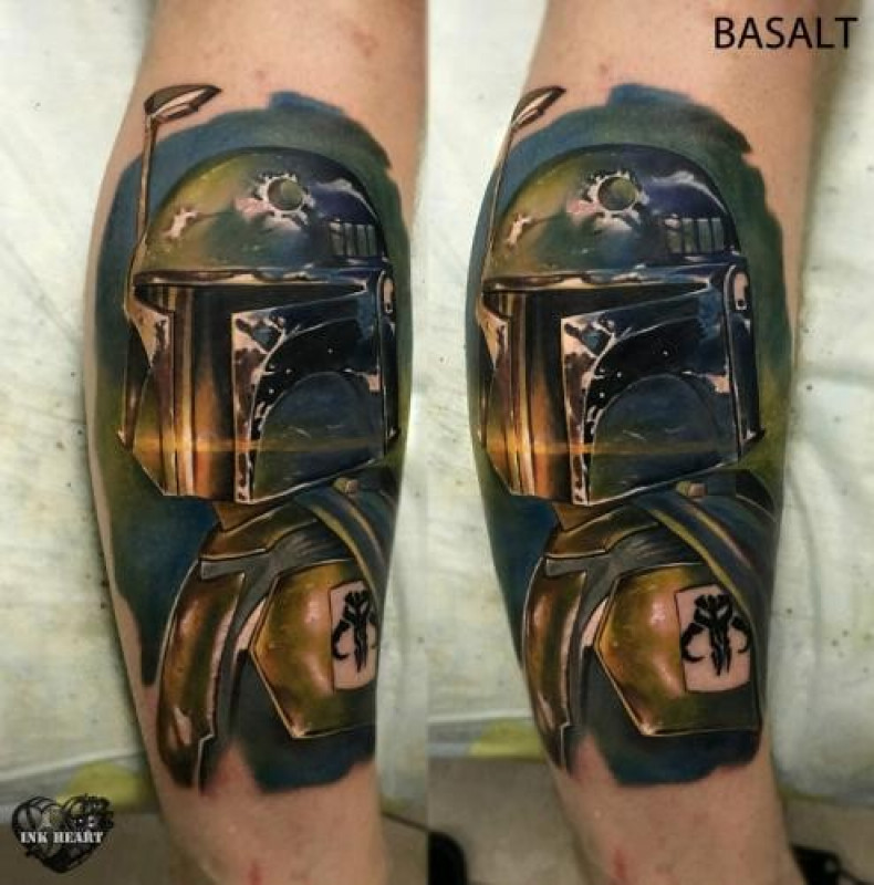 Men arm watercolor, photo - Tattoo Master Barb Tattoo