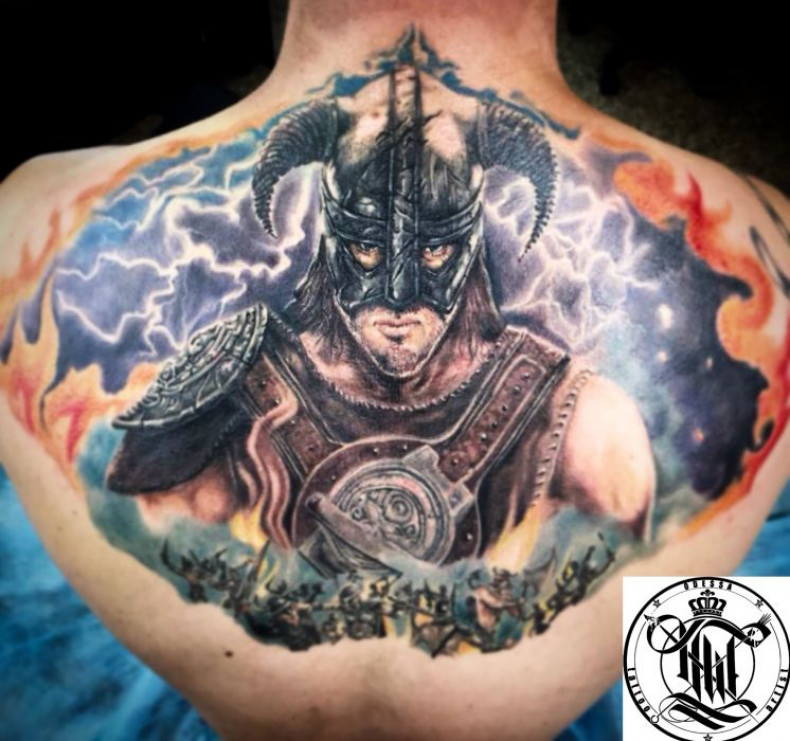 Мужские большие викинг, photo - Тату мастер Barb Tattoo