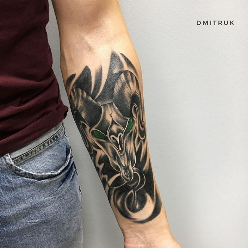 Мужские баран випшейдинг, photo - Тату мастер Barb Tattoo