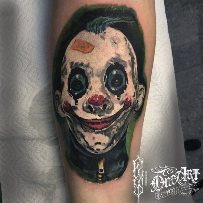 Men clown monster, photo - Tattoo Master Barb Tattoo