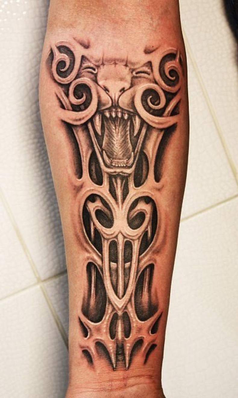 Men arm 3d, photo - Tattoo Master Barb Tattoo