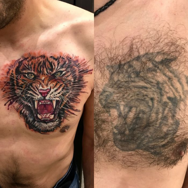 Covering up a low-quality tattoo, photo - Tattoo Master Barb Tattoo