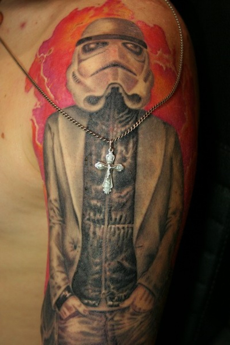 Men star wars mask, photo - Tattoo Master Barb Tattoo