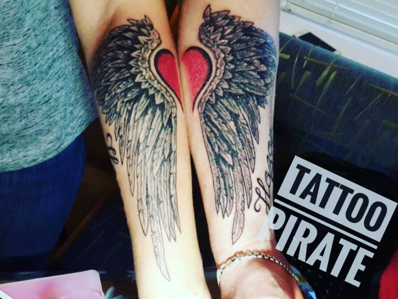 Men women wings, photo - Tattoo Master Barb Tattoo