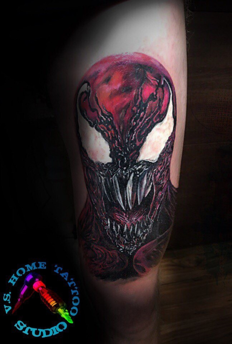 Men arm Marvel, photo - Tattoo Master Barb Tattoo