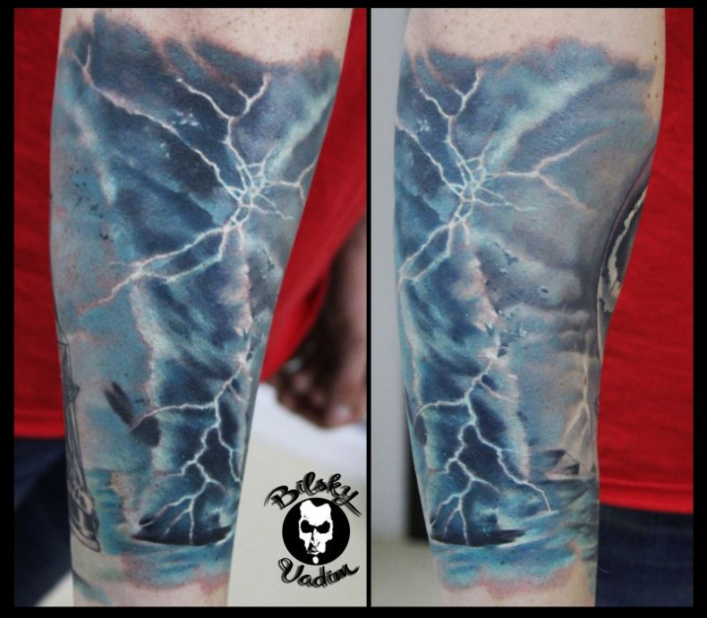 Męski morze realistyczny, photo - Tatuażysta Barb Tattoo