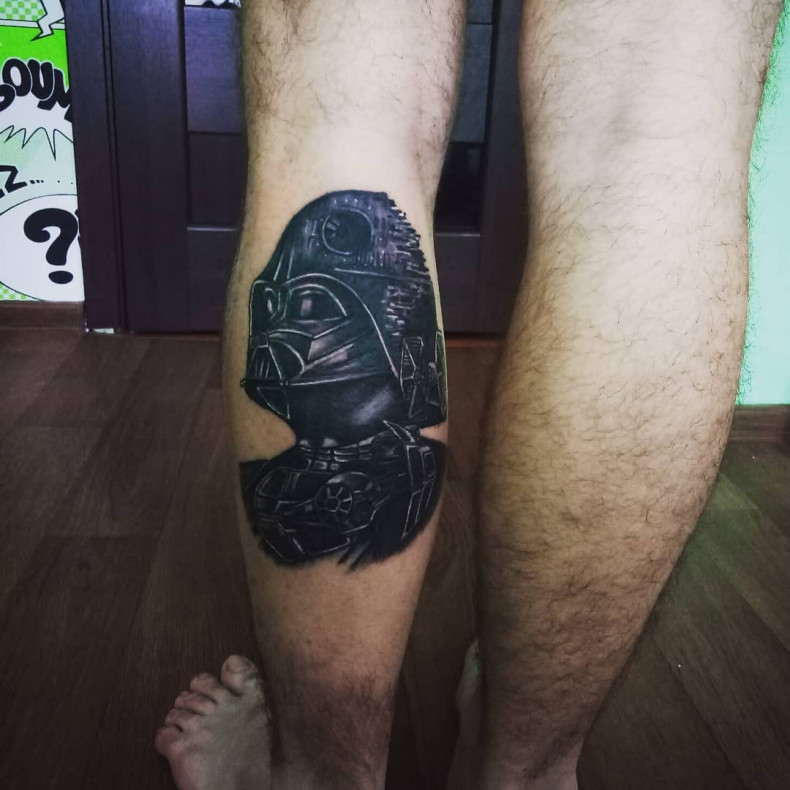 Męski Gwiezdne wojny potwór, photo - Tatuażysta Barb Tattoo