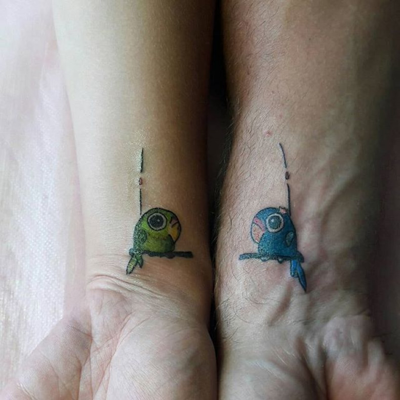 Мужские женские на запястье, photo - Тату мастер Barb Tattoo