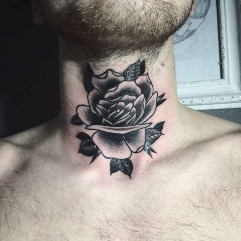 Mężczyźni szyja traditional, photo - Tatuażysta Barb Tattoo