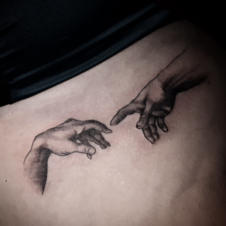 Męski czarny szary pamiątka morska, photo - Tatuażysta Barb Tattoo