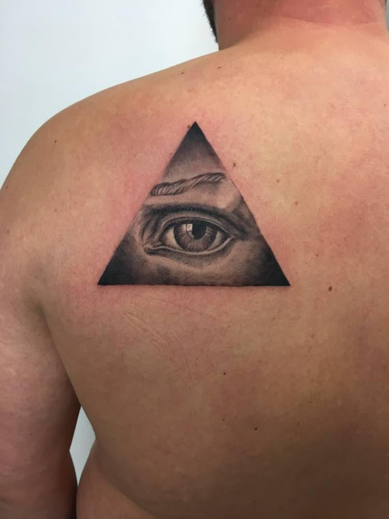 Männer auge schwarzgrau, photo - Tattoo-Meister Barb Tattoo