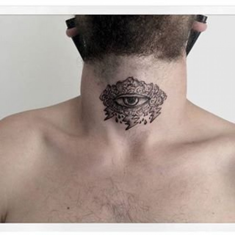 Мужские глаз гравюра, photo - Тату мастер Barb Tattoo