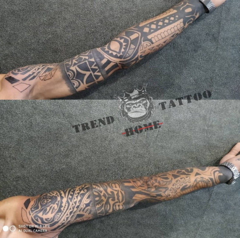 Sleeve project from Polynesia., photo - Tattoo Master Barb Tattoo