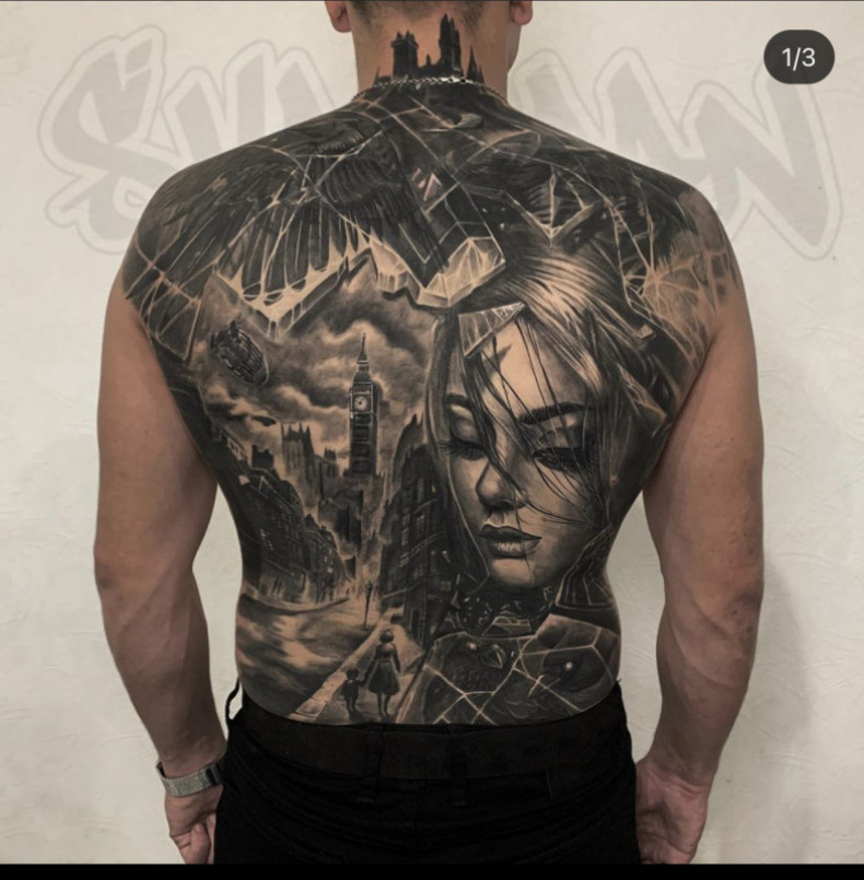 Мужские биг бен большие, photo - Тату мастер Barb Tattoo