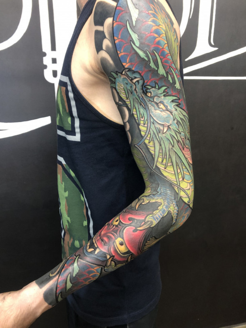 Men arm big, photo - Tattoo Master Barb Tattoo