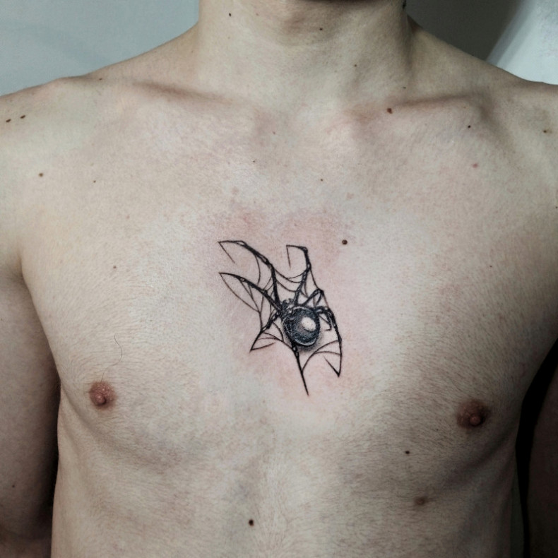 Męski 3d mały, photo - Tatuażysta Barb Tattoo