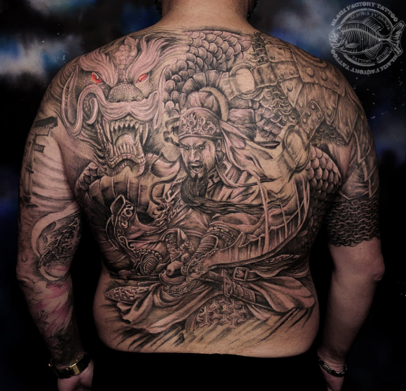 Men big warrior, photo - Tattoo Master Barb Tattoo