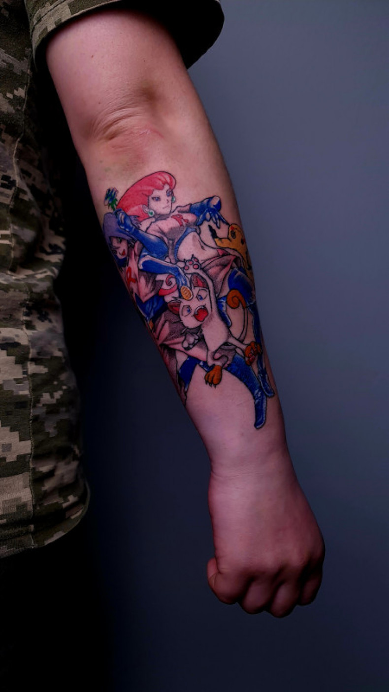 Men anime colorful, photo - Tattoo Master Barb Tattoo