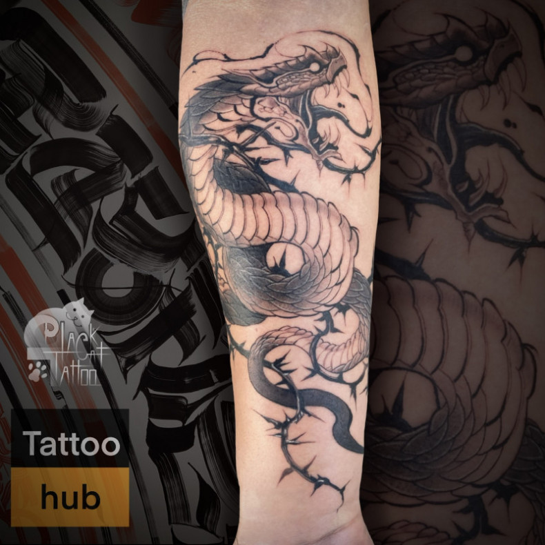 10,000 hryvnias, photo - Tattoo Master Barb Tattoo