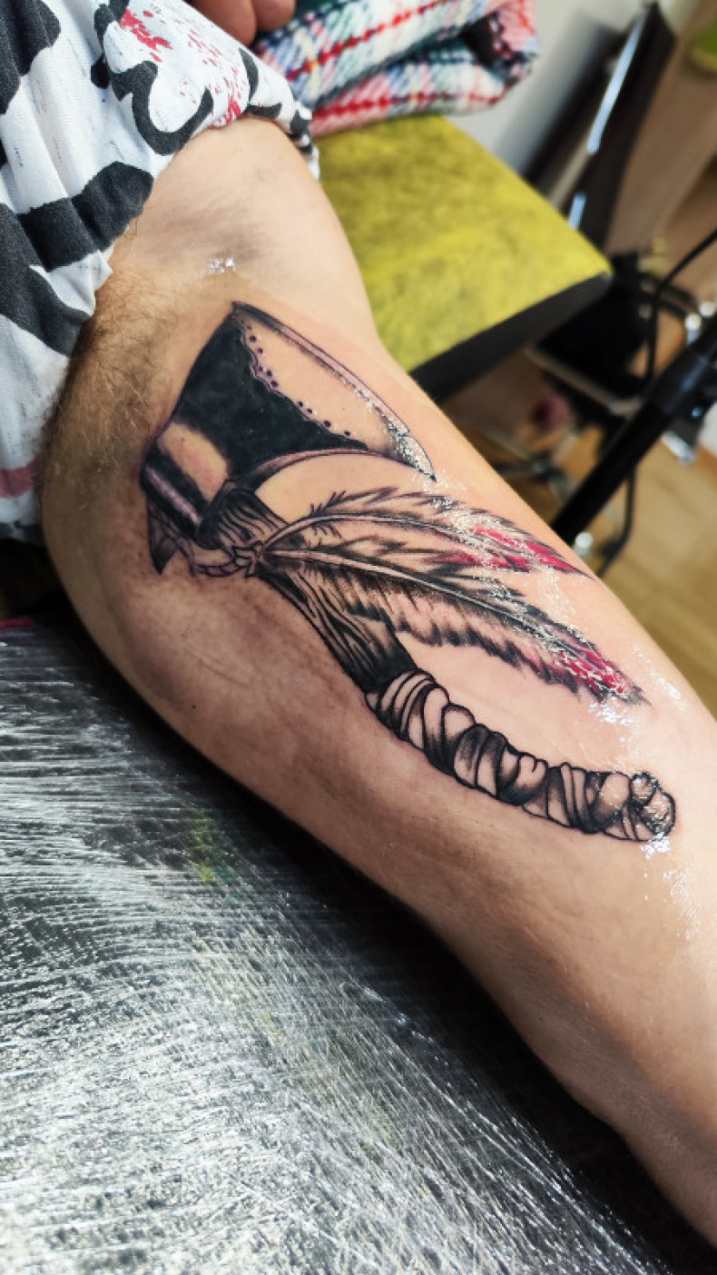 Мужские на руке бицепсе, photo - Тату мастер Barb Tattoo