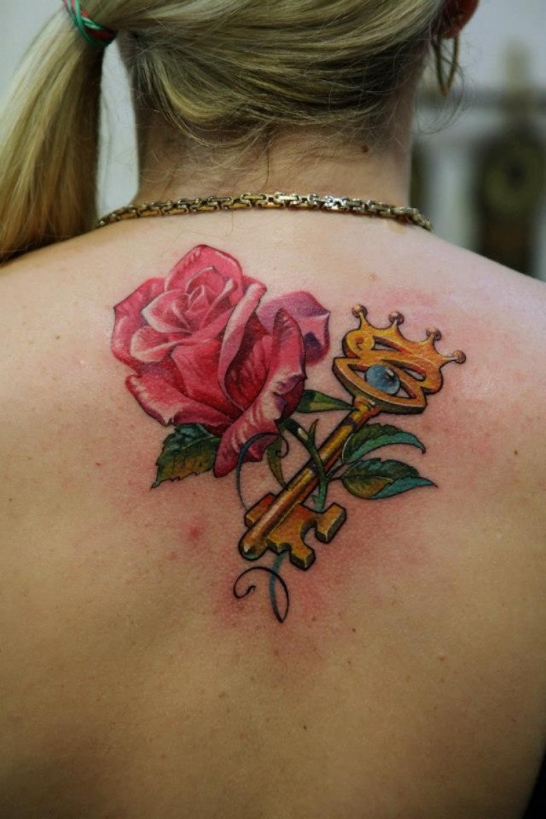 Women watercolor key, photo - Tattoo Master Barb Tattoo