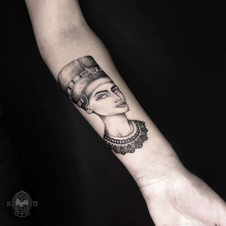 Frauen whip shading ägyptisch, photo - Tattoo-Meister Barb Tattoo