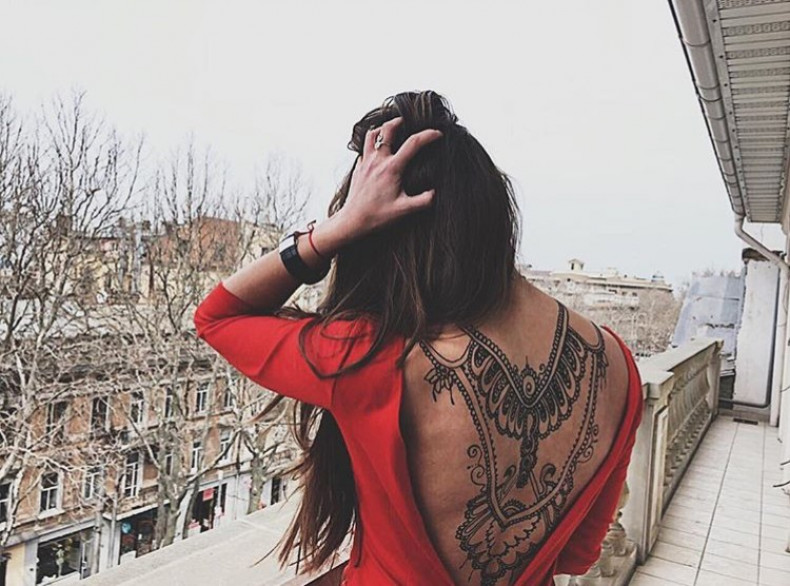 Damski koronka mehendi, photo - Tatuażysta Barb Tattoo