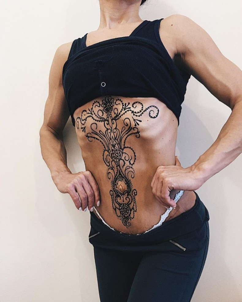 Damski koronka mehendi, photo - Tatuażysta Barb Tattoo