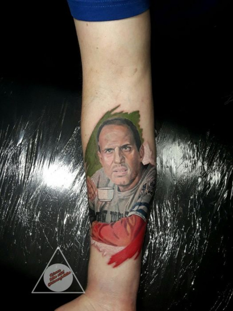 Damski przedramię portret, photo - Tatuażysta Barb Tattoo