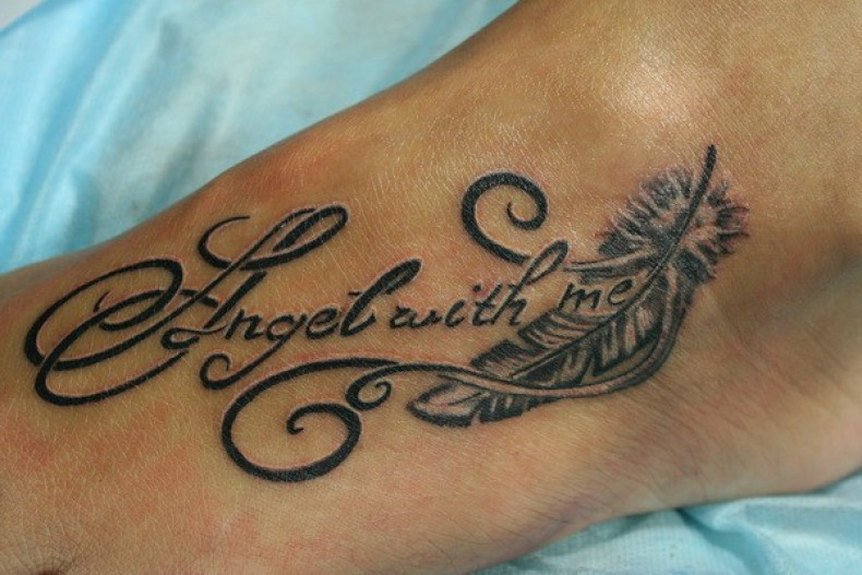 Women foot letter, photo - Tattoo Master Barb Tattoo