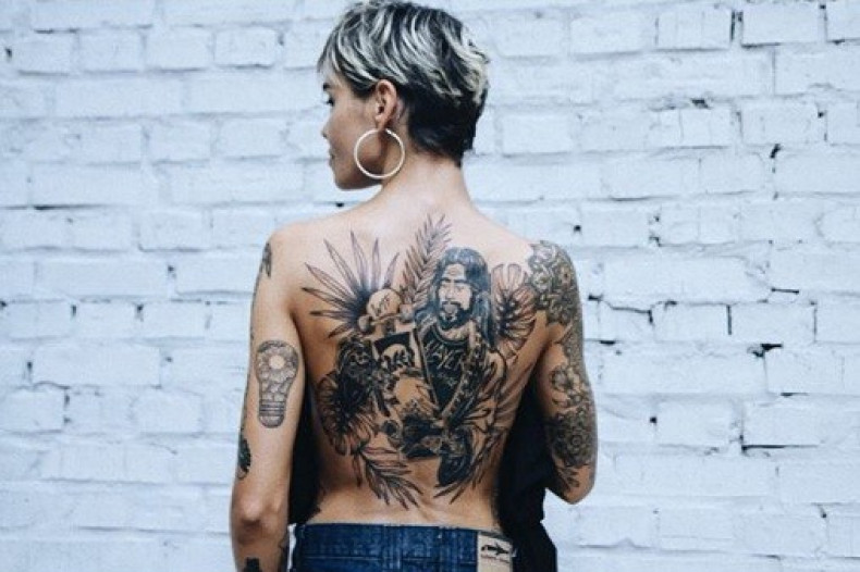 Damski duży Jezus, photo - Tatuażysta Barb Tattoo