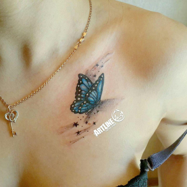 Butterfly tattoo, photo - Tattoo Master Barb Tattoo