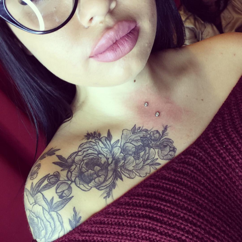 Excellent microdermal, photo - Tattoo Master Barb Tattoo