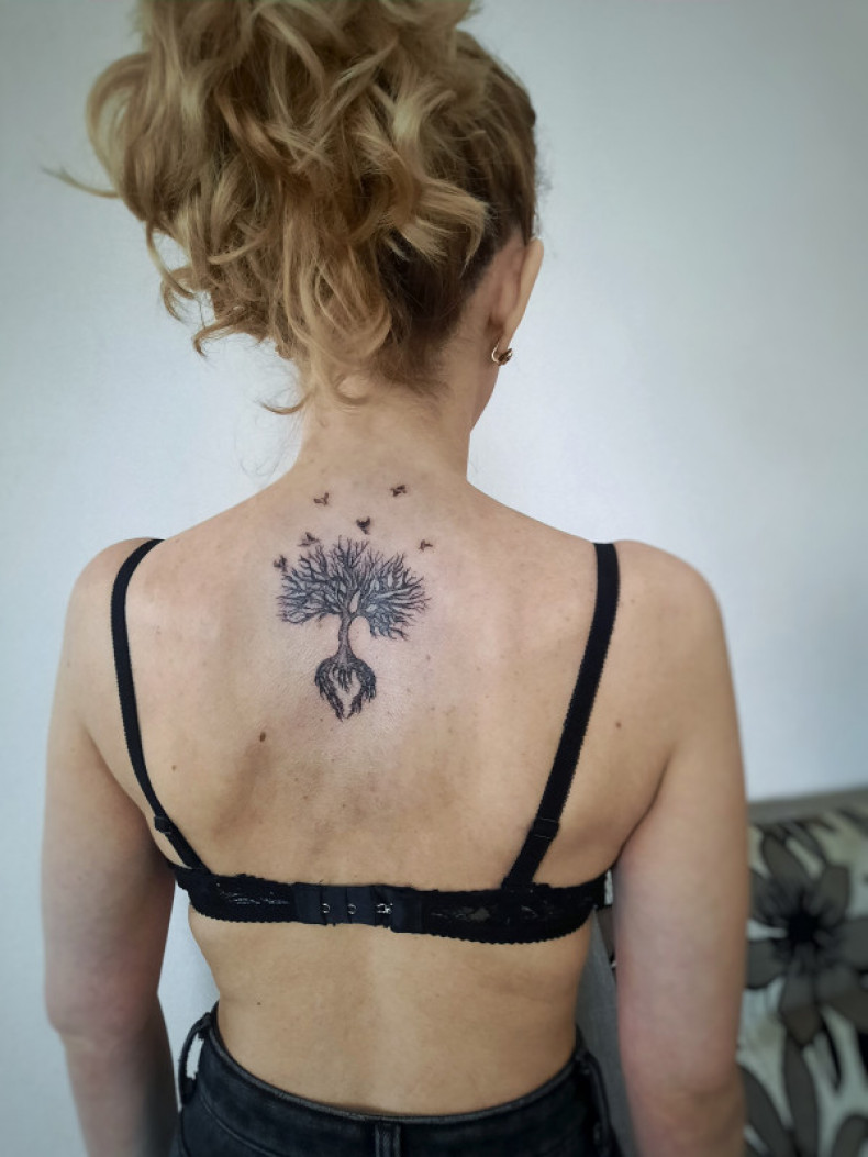 Женские дерево жизни, photo - Тату мастер Barb Tattoo