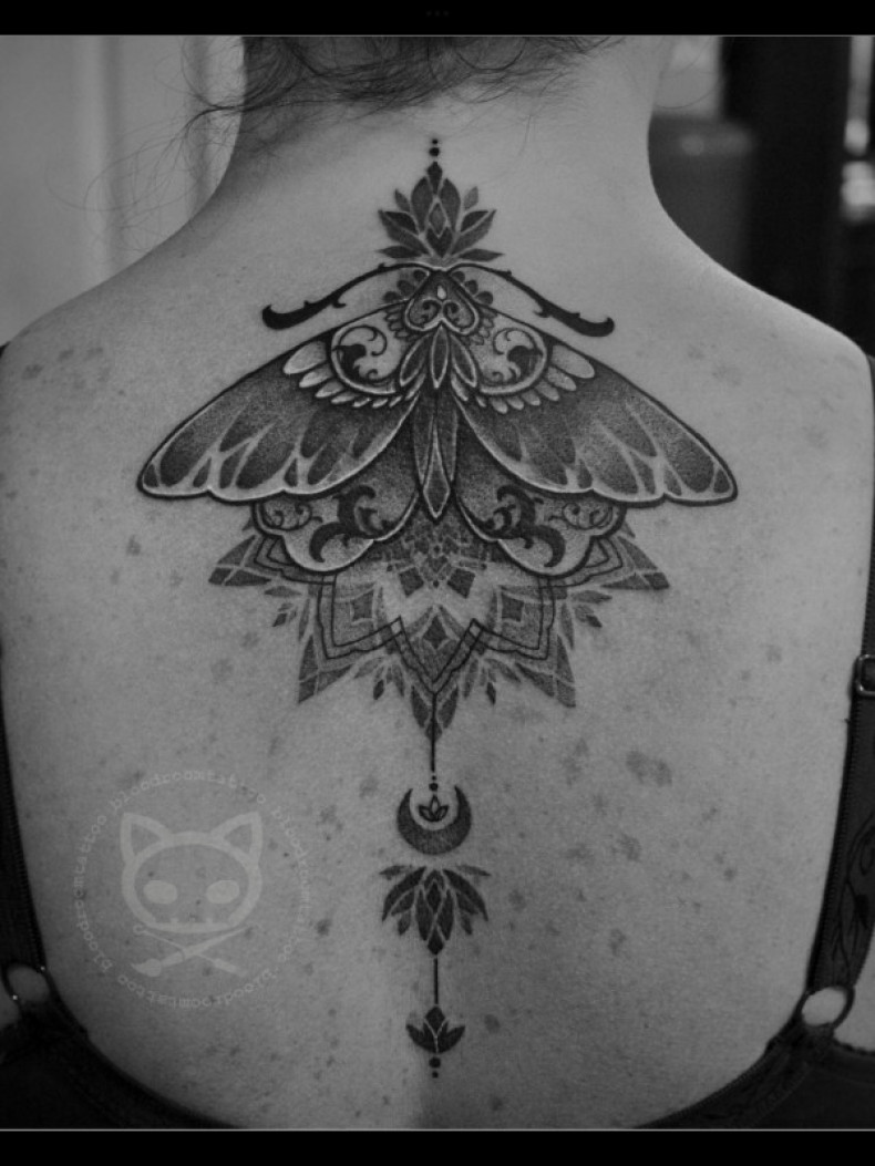 Damski ćma, photo - Tatuażysta Barb Tattoo