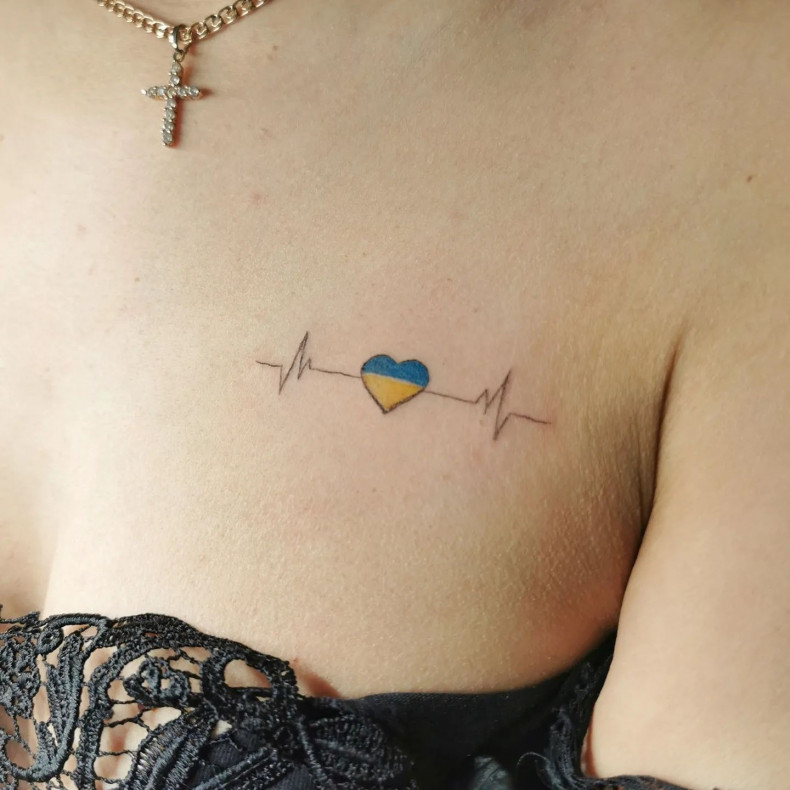 Damski bicie serca mały, photo - Tatuażysta Barb Tattoo