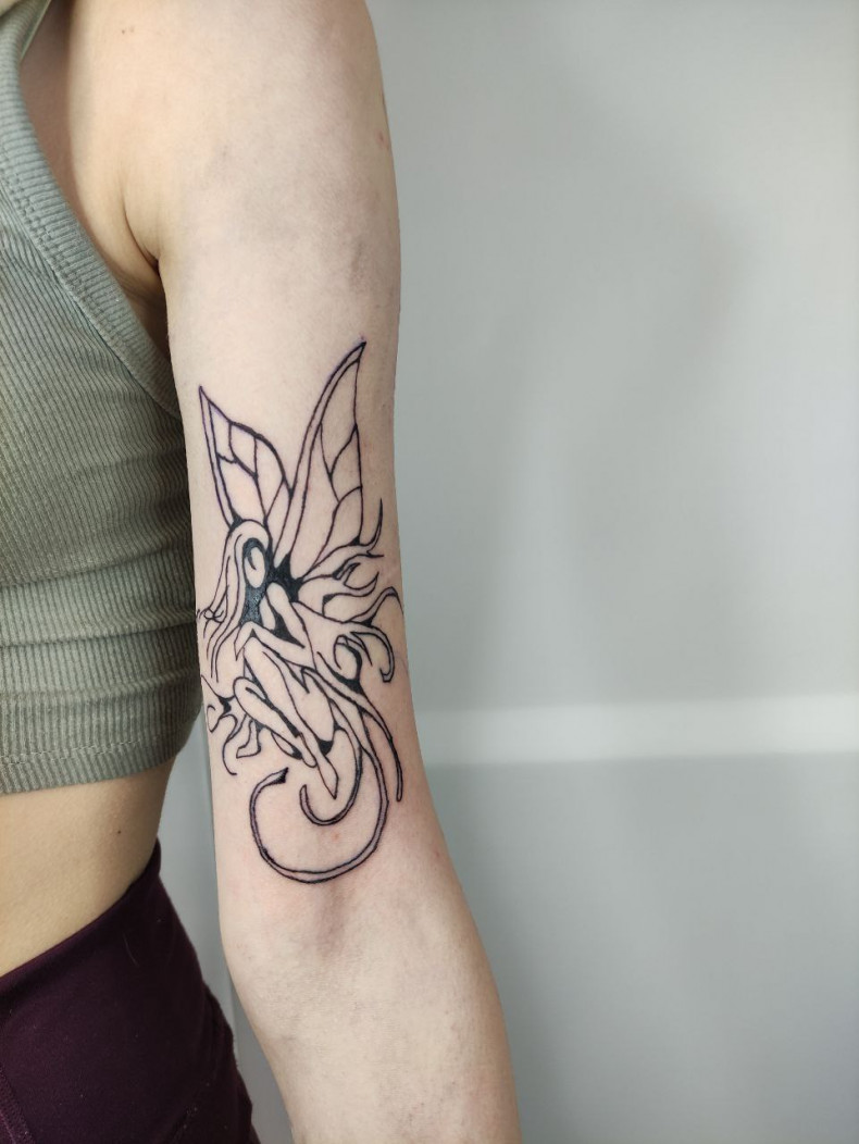 Damski wróżka, photo - Tatuażysta Barb Tattoo