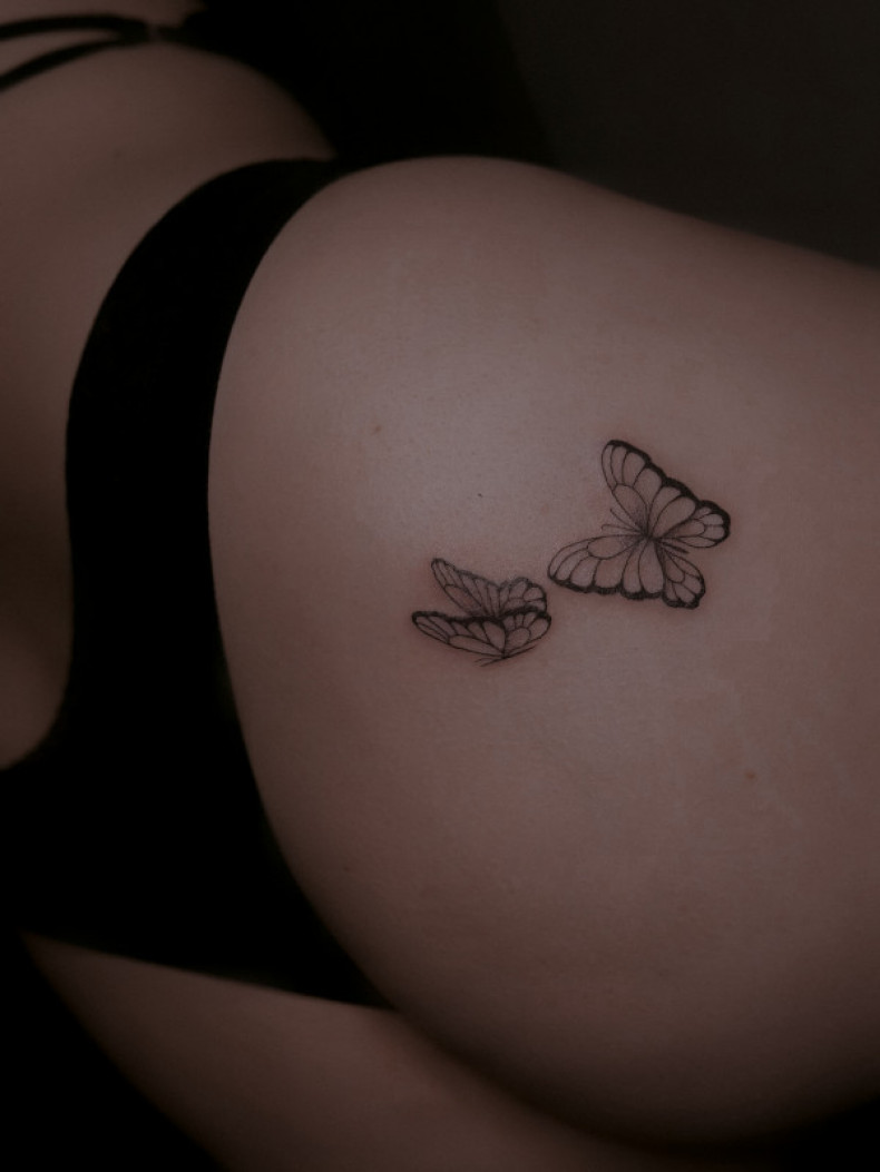  #tatuaże z motylami, photo - Tatuażysta Barb Tattoo