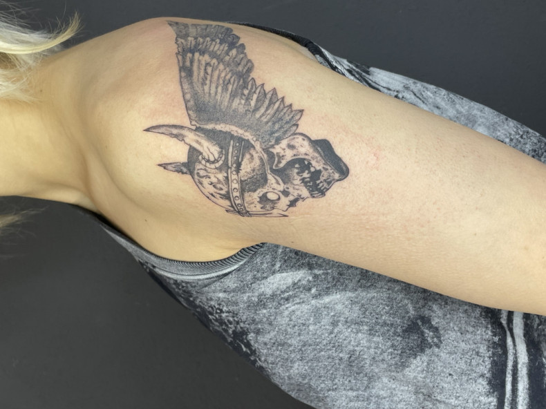 Tak ciężko?, photo - Tatuażysta Barb Tattoo