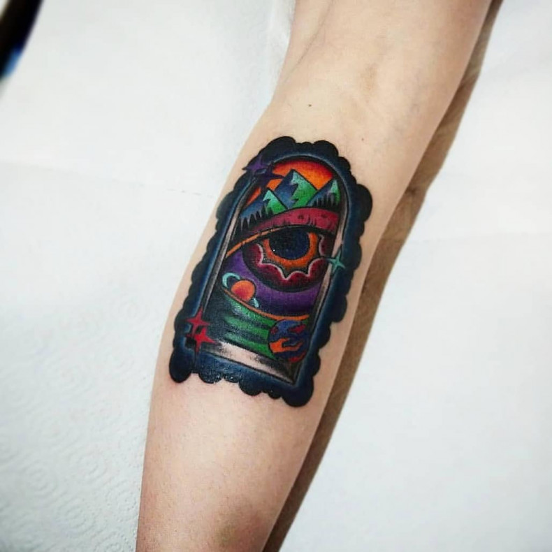 Oko surrealizm, photo - Tatuażysta Barb Tattoo