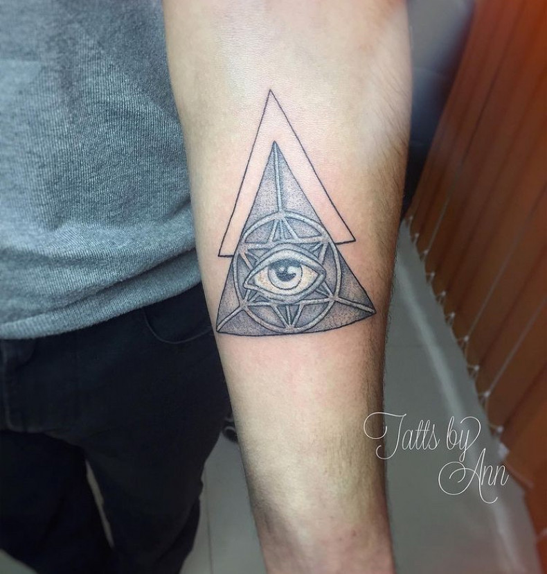 Auge allsehendes Auge, photo - Tattoo-Meister Barb Tattoo