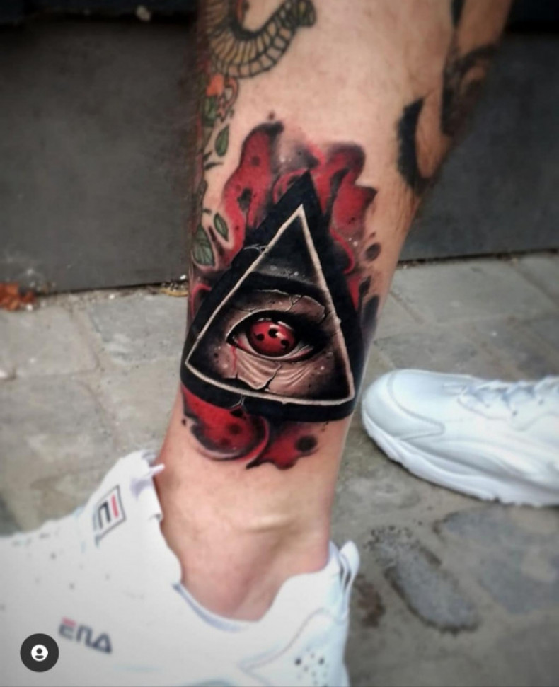 Auge allsehendes Auge Drittes, photo - Tattoo-Meister Barb Tattoo