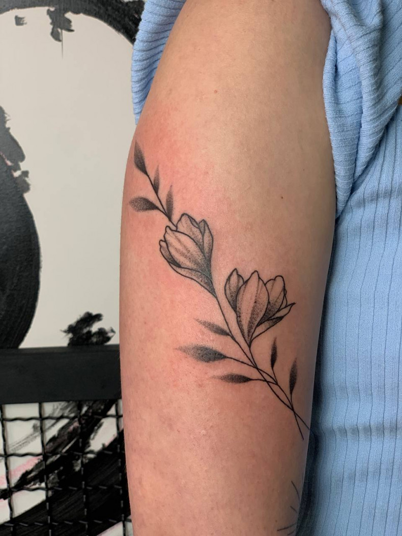 Tatuaż Magnolii, photo - Tatuażysta Barb Tattoo