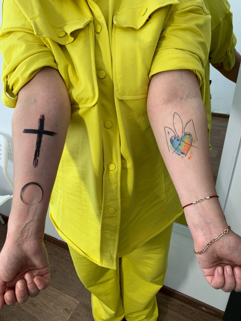 Тату герб, тату символ, тату крест, тату харьков, photo - Тату мастер Barb Tattoo