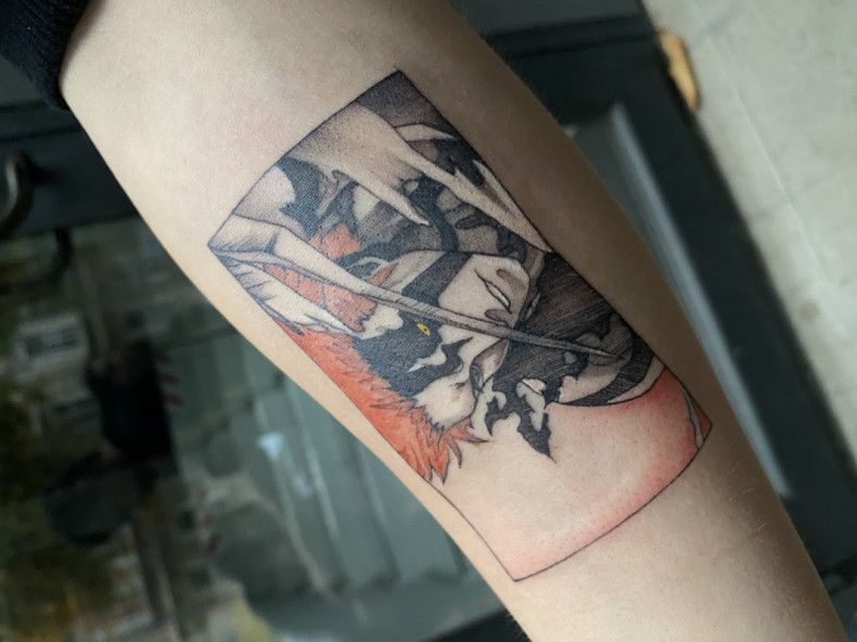 Na ramieniu animacja Naruto, photo - Tatuażysta Barb Tattoo