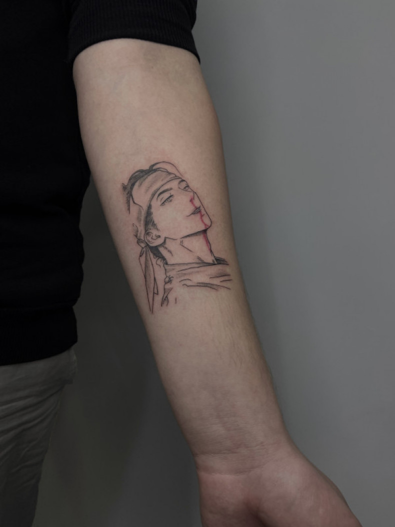 На руке аниме наруто, photo - Тату мастер Barb Tattoo